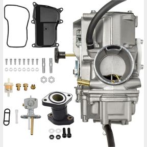 LSSM YFM350 CARBURETOR FOR YAMAHA 1987-1998 BIG BEAR 350 1987-1995 MOTO-4 350 YFM 350 1996-1998 KODIAK 400 YFM400 ATV CARB WITH IN