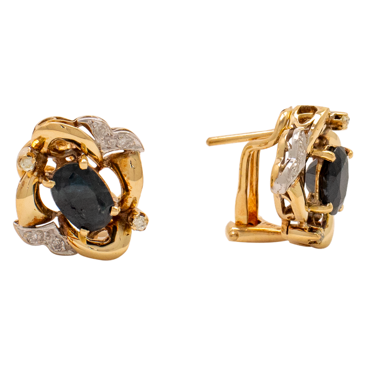 ARETES DE ZAFIROS