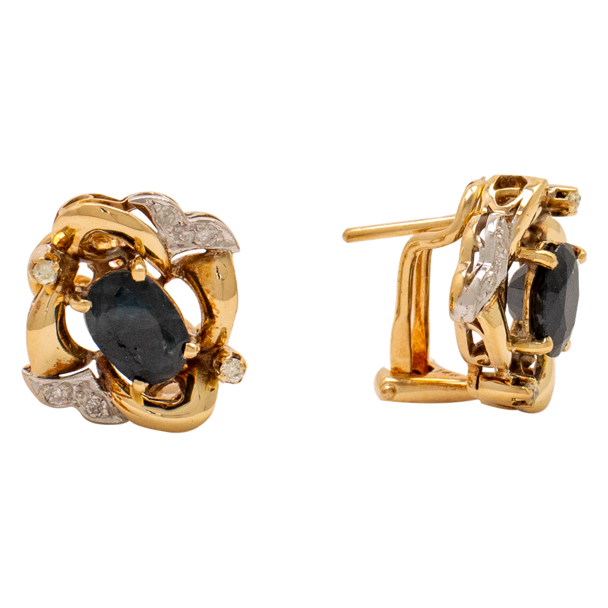 ARETES DE ZAFIROS