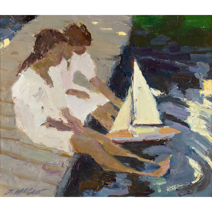 Dan McCaw (1942- ): Evening Sail