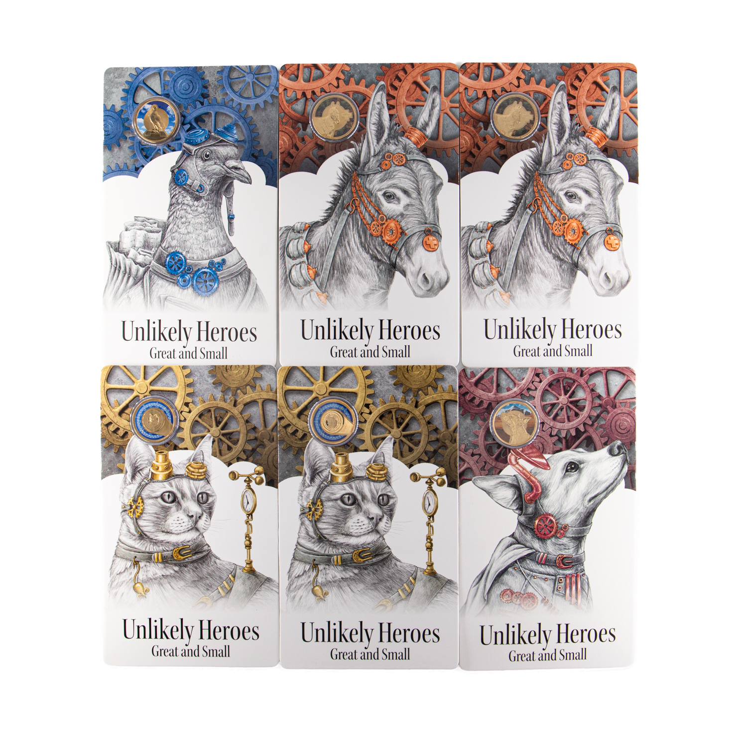 Elizabeth II, Unlikely Heroes, One Dollar, 2015, UNC