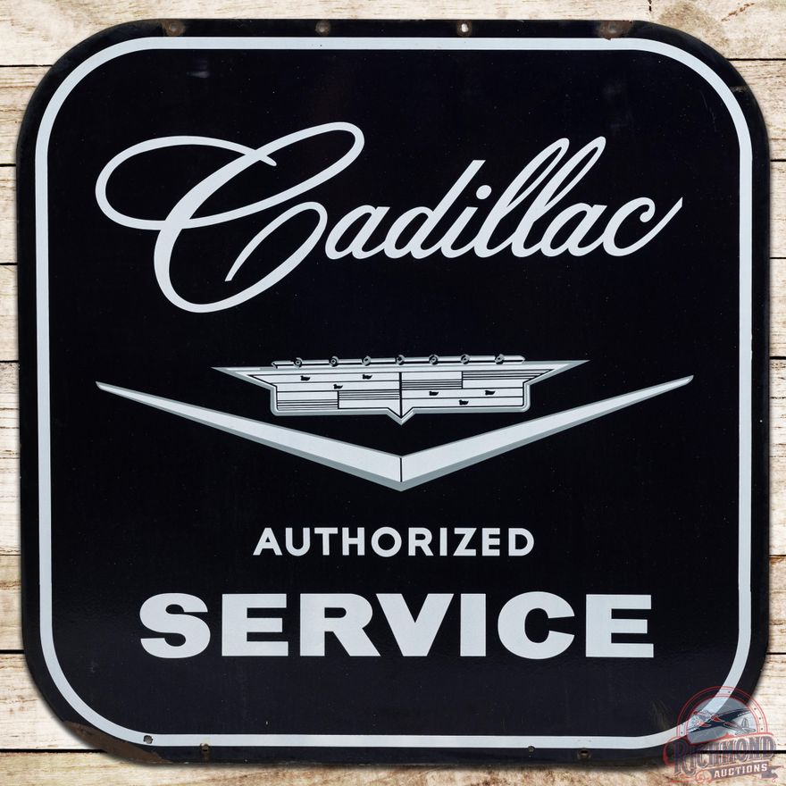 48" Cadillac Authorized Service DSP Sign - 8.75 & 8.5
