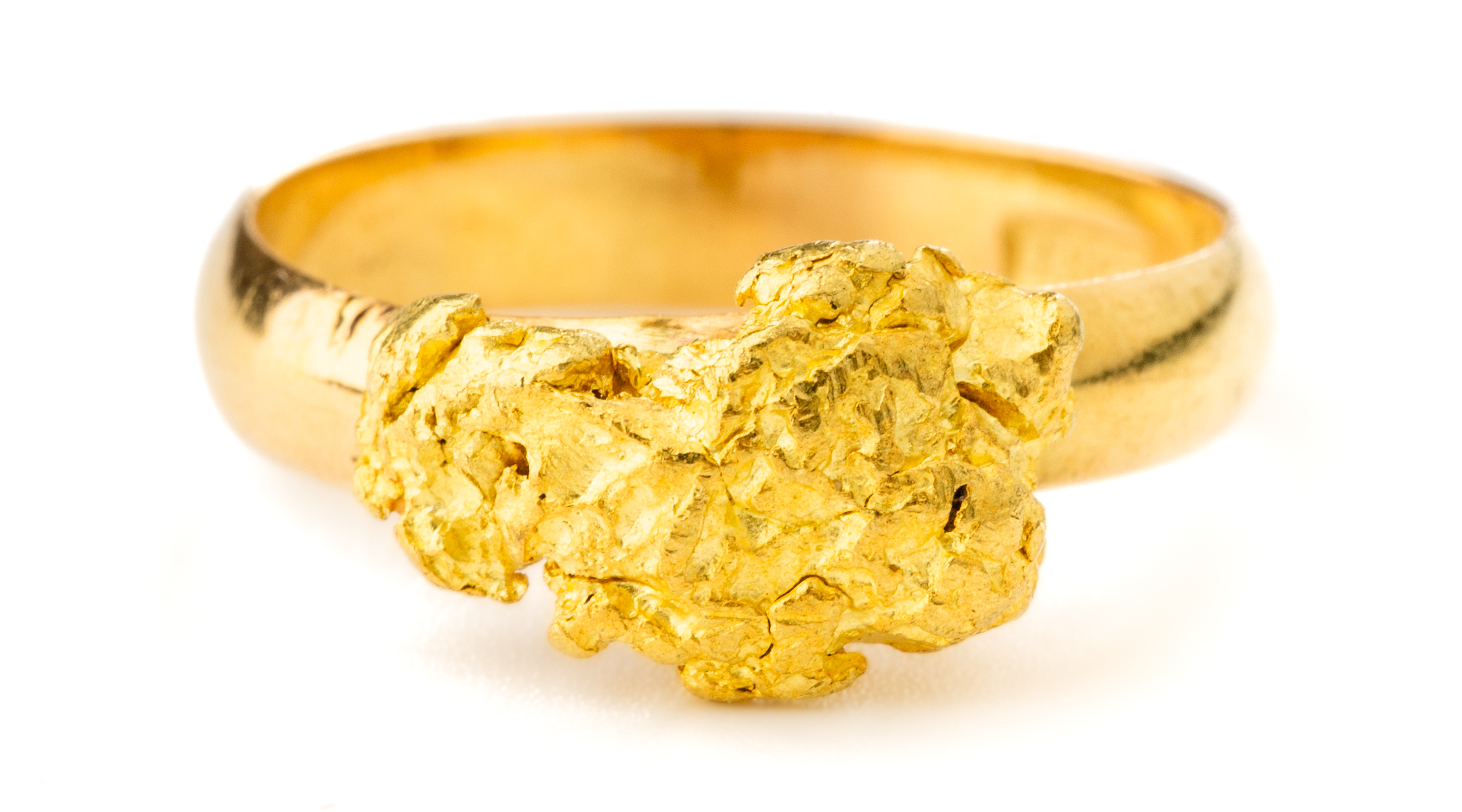 Gold Nugget Ring, C.1900S, VF