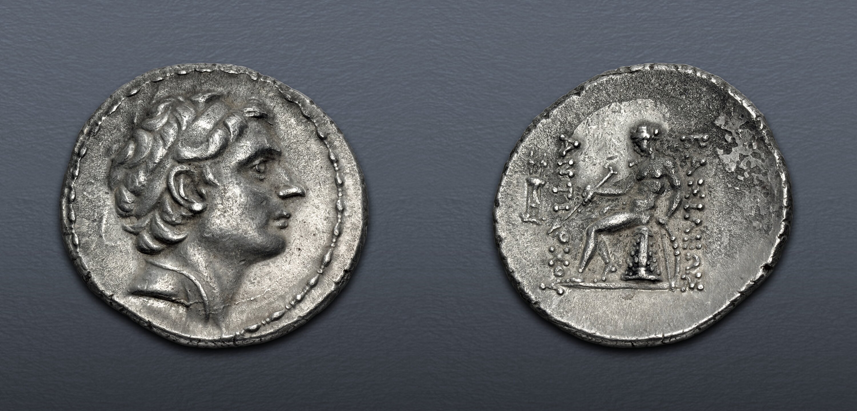 SELEUKID EMPIRE. Antiochos III ‘the Great’. 222-187 BC. AR Tetradrachm ...