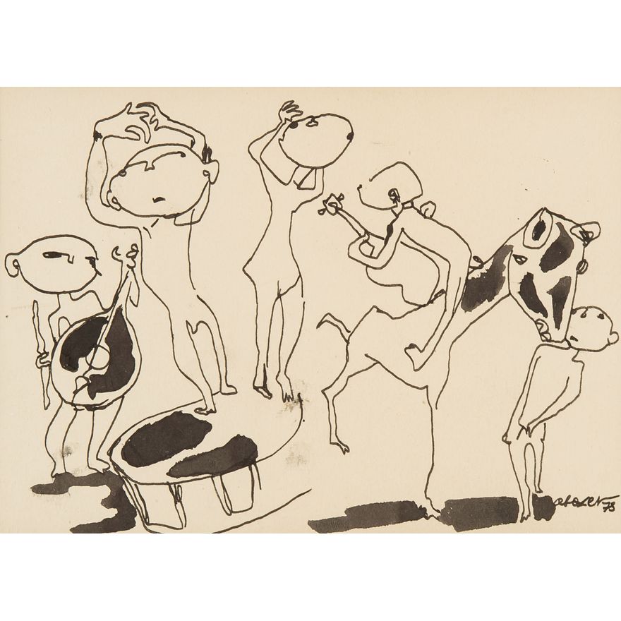 Otto Axer | Muzykanci, 1978 r.