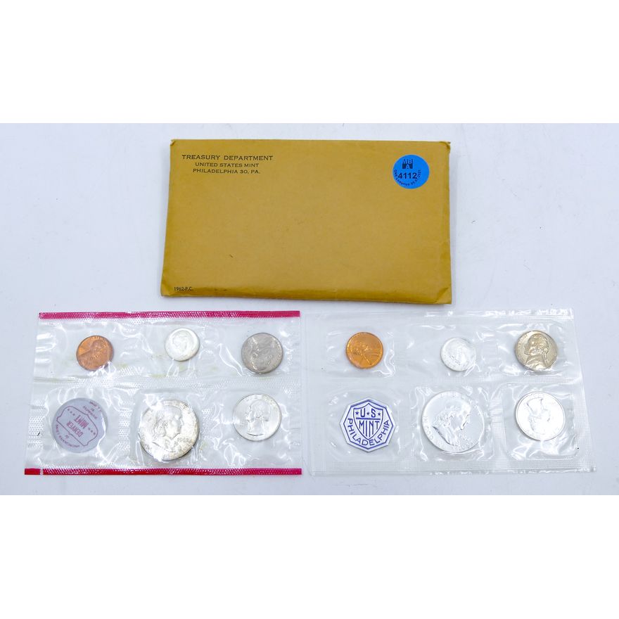 1962 US Mint Uncirculated Set in Envelope