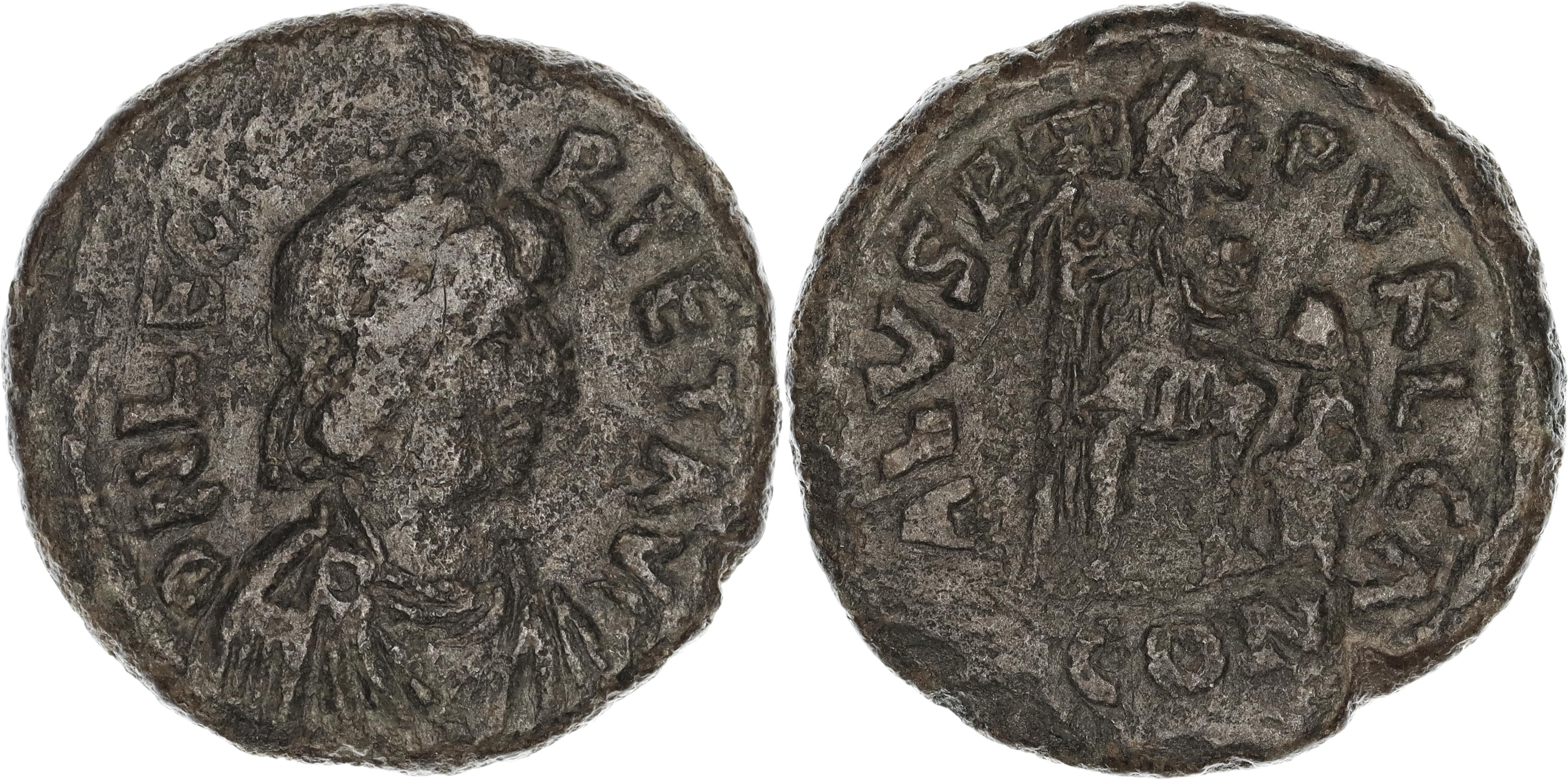 Roman Empire, Leo I, Æ, 457-471 AD, nVF