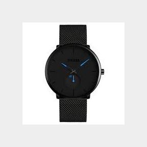 Classic Mesh Steel Quartz Watch - Blue Black -| Bar 9902062596259 - 51745/7549