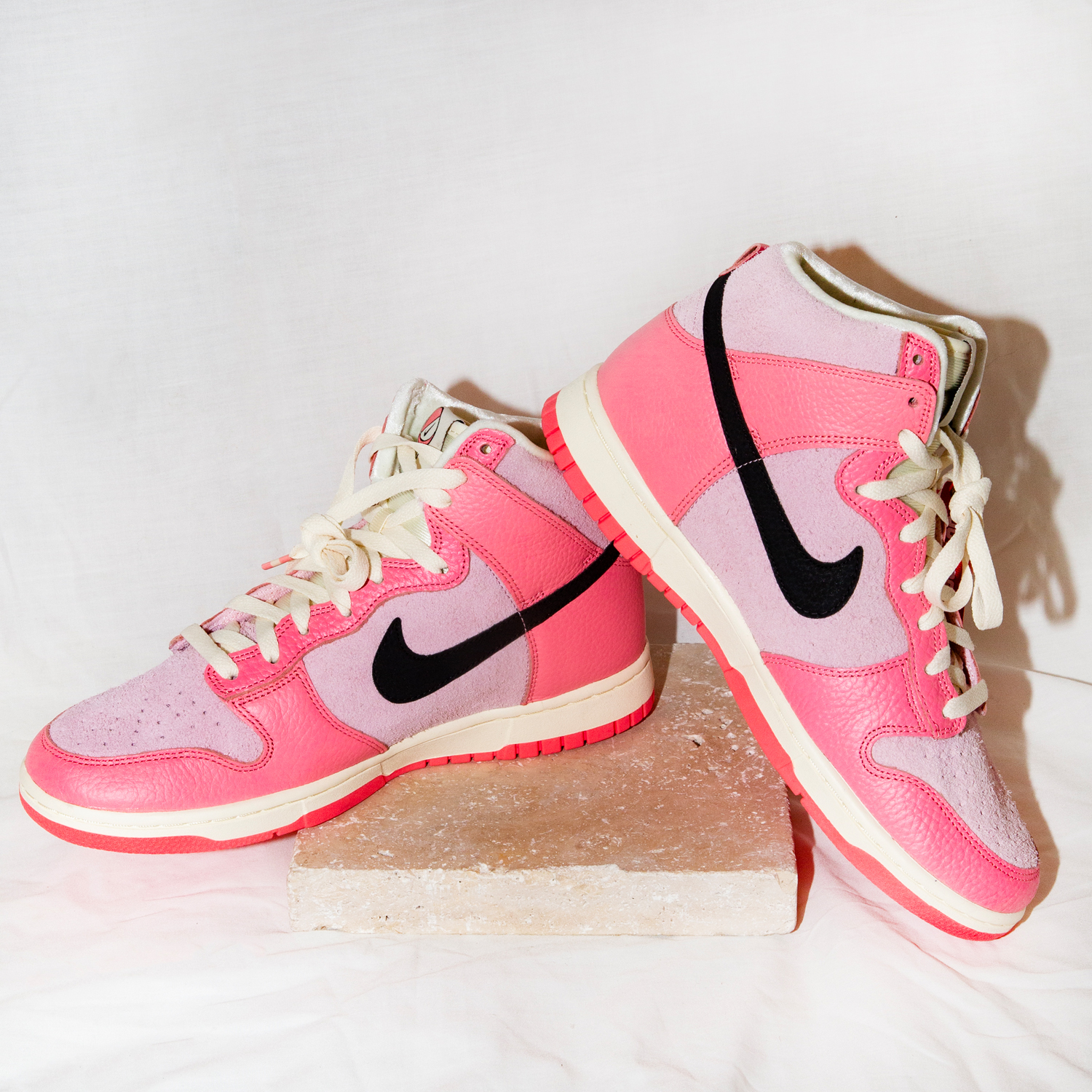Nike Dunk High "Hoops" Pink and Black US Size 10