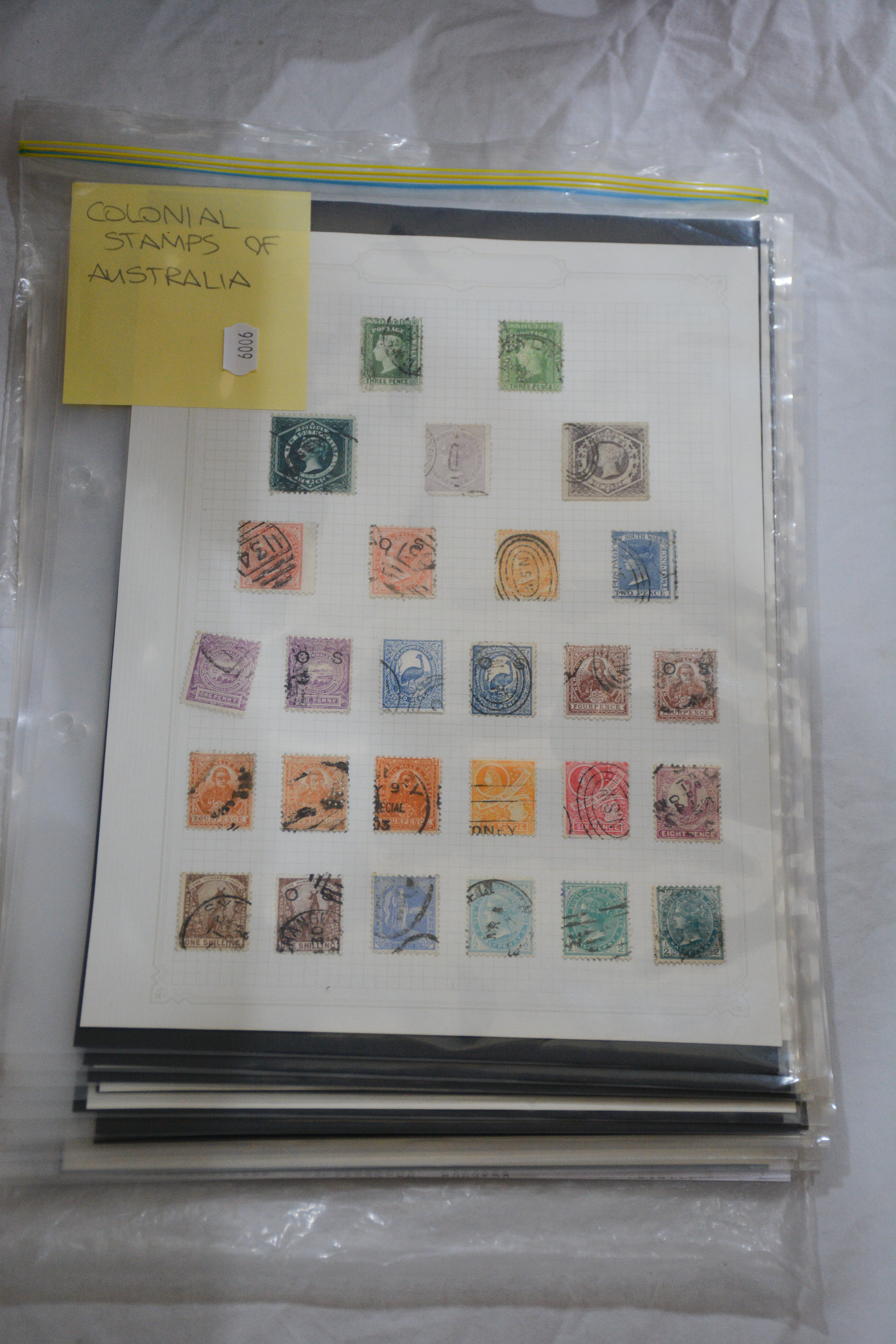 Colonial AUS Stamps + NZ Xmas 1963 Error Sheets — sold at auction in New Zealand for $70