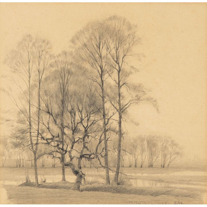 Michał Boruciński | Pejzaż z Wolburki, 1944 r.