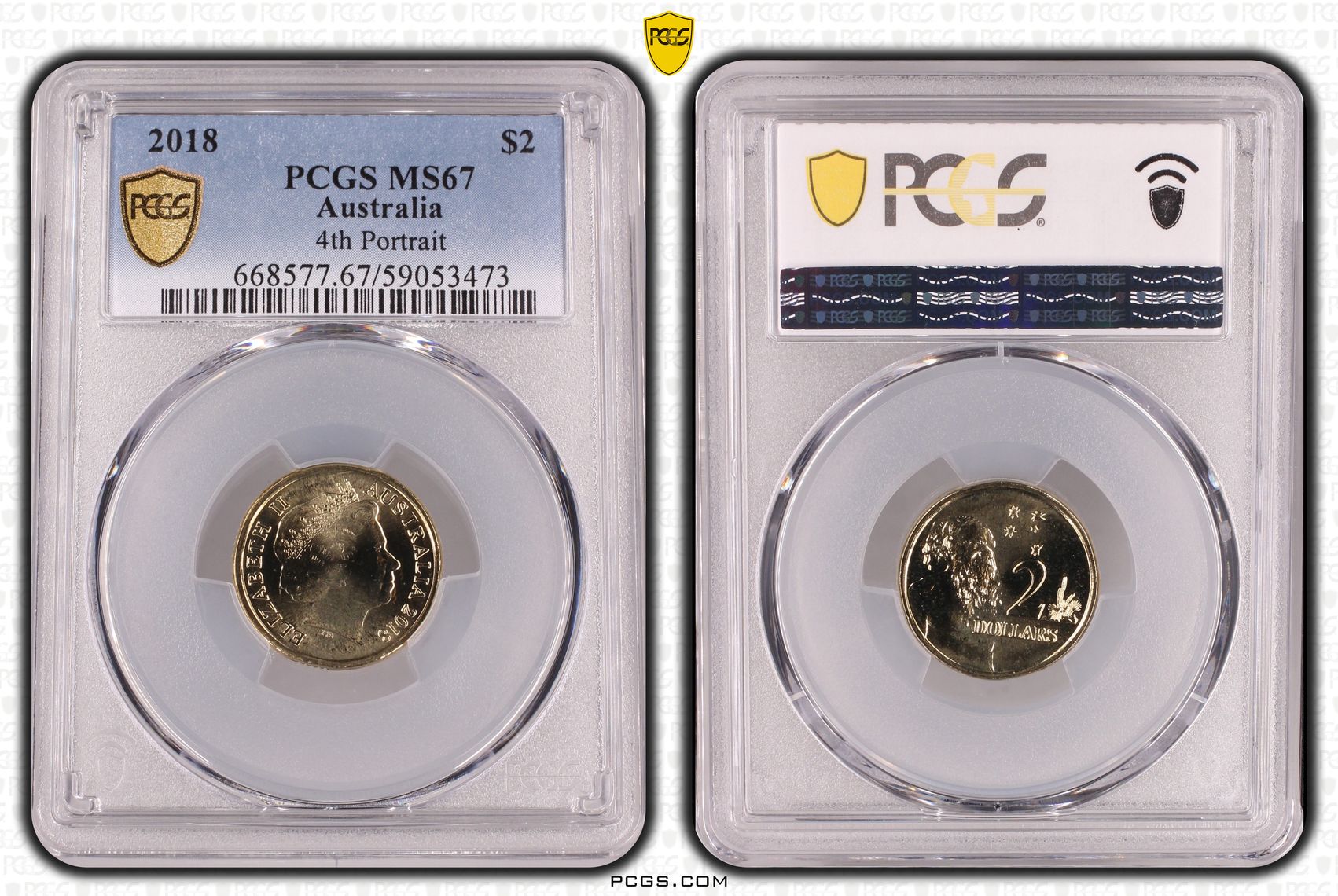 4th Portrait, Two Dollar, 2018, PCGS MS67