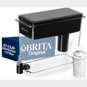 BRITA ULTRAMAX LARGE WATER DISPENSER WITH STANDARD FILTER, BPA-FREE, REPLACES 1,800 PLASTIC WATER BOTTLES A YEAR, LASTS TWO MONTHS