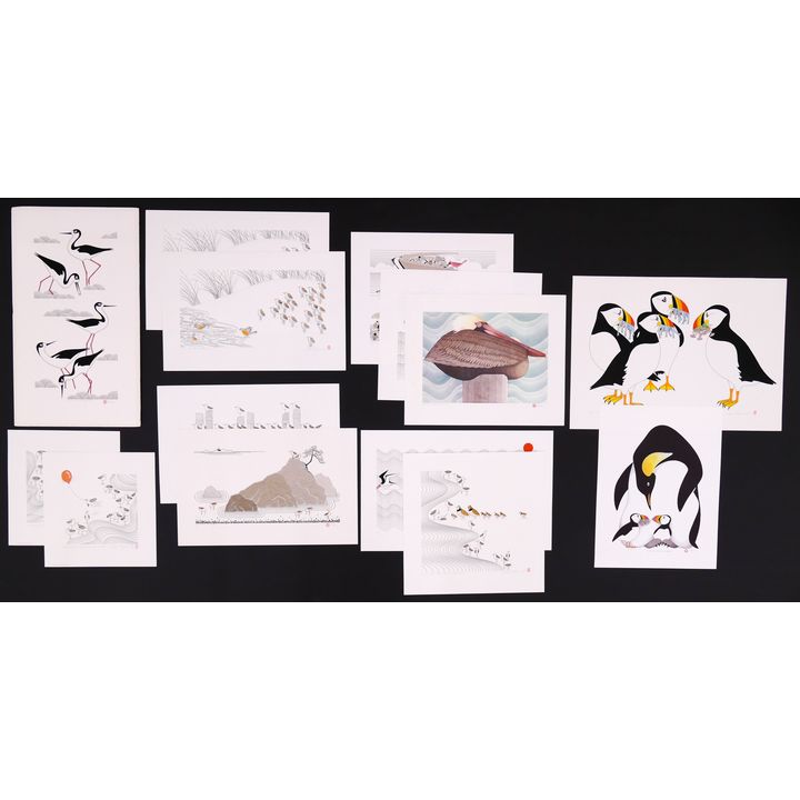 14pc Ikki Matsumoto (1935-2013, Japan) Limited Edition S/N Small Serigraphs.