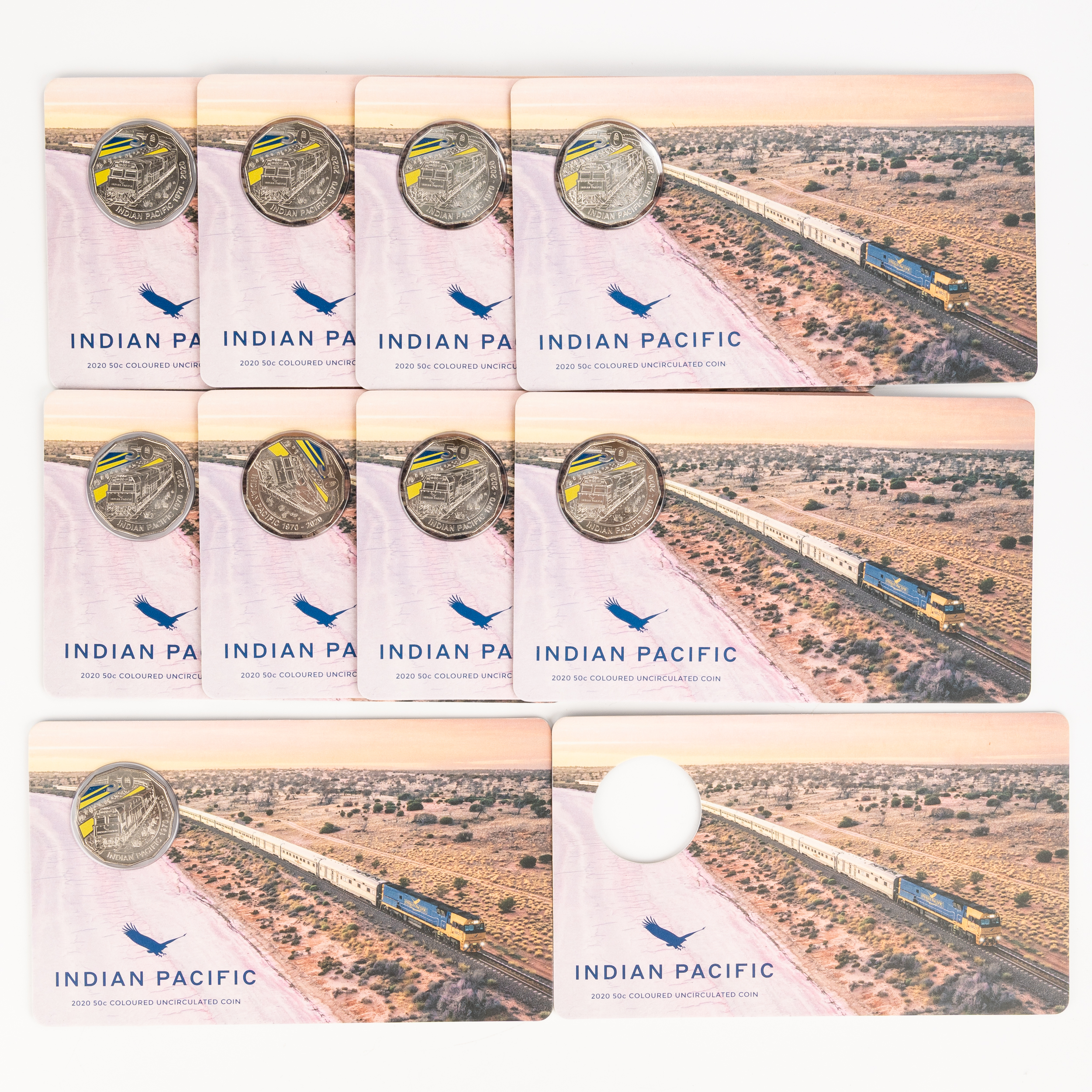 Elizabeth II, RAM - Indian Pacific, Fifty Cents, 2020, UNC