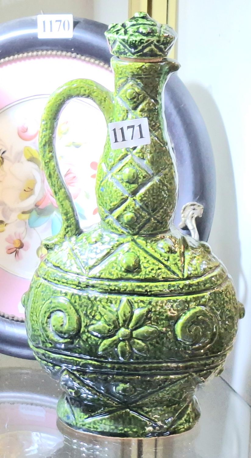 ITALIAN CERAMIC DECANTER
