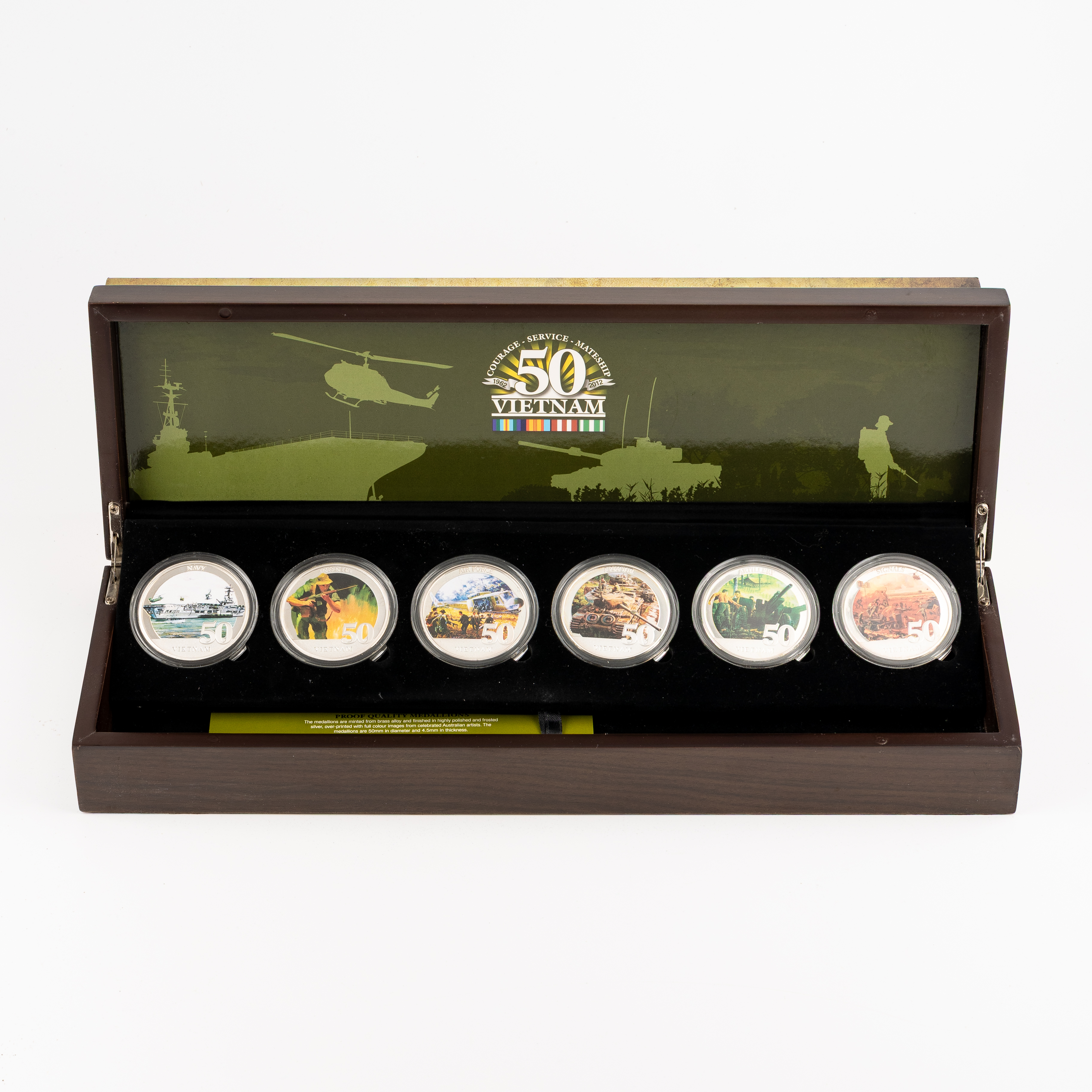 Military Shop - Vietnam 50th Anniversary Medallions, 2012