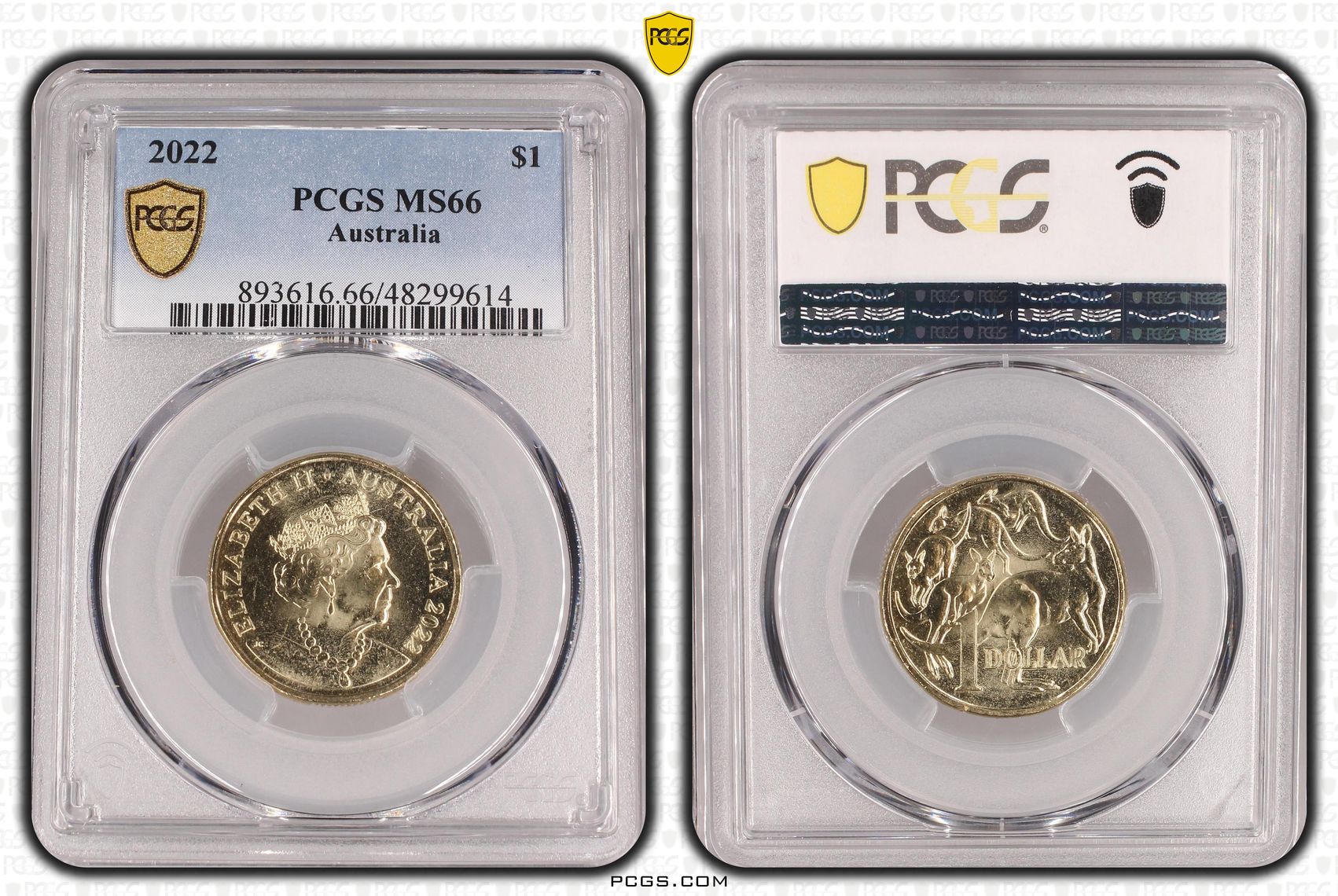 310 · One Dollar, 2022, PCGS MS66