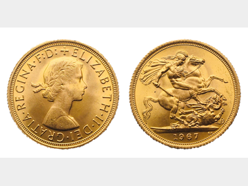 1967 Queen Elizabeth II Pre-Decimal Gold Sovereign