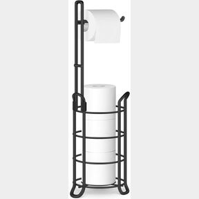 TomCare Toilet Paper Holder Toilet Paper for 3 Spare Rolls Metal Wire Accessories Storage Organizer
