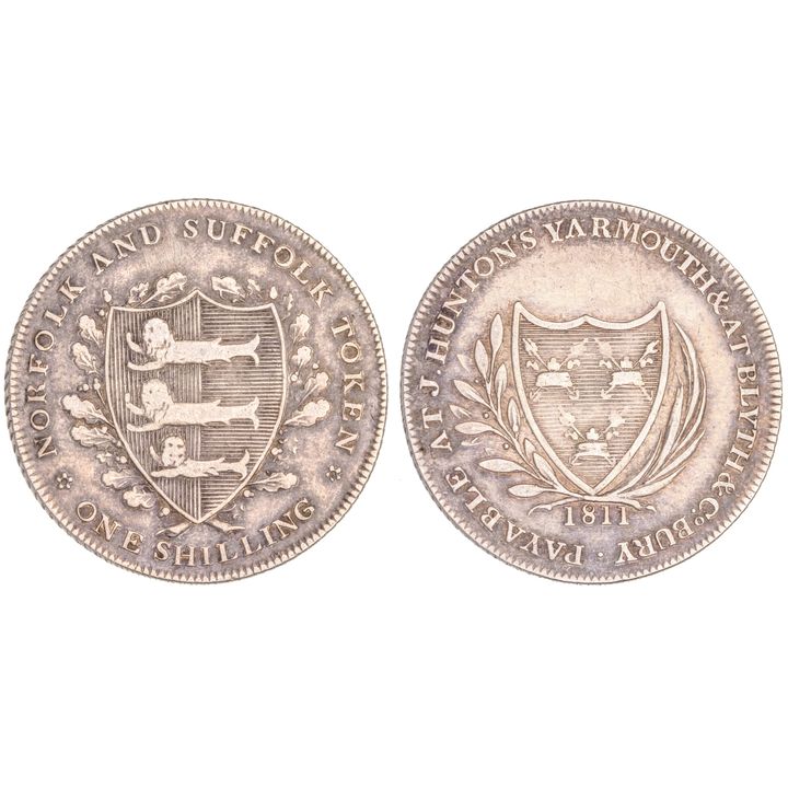 Great Britain, Norfolk, Shilling, 1811, gVF