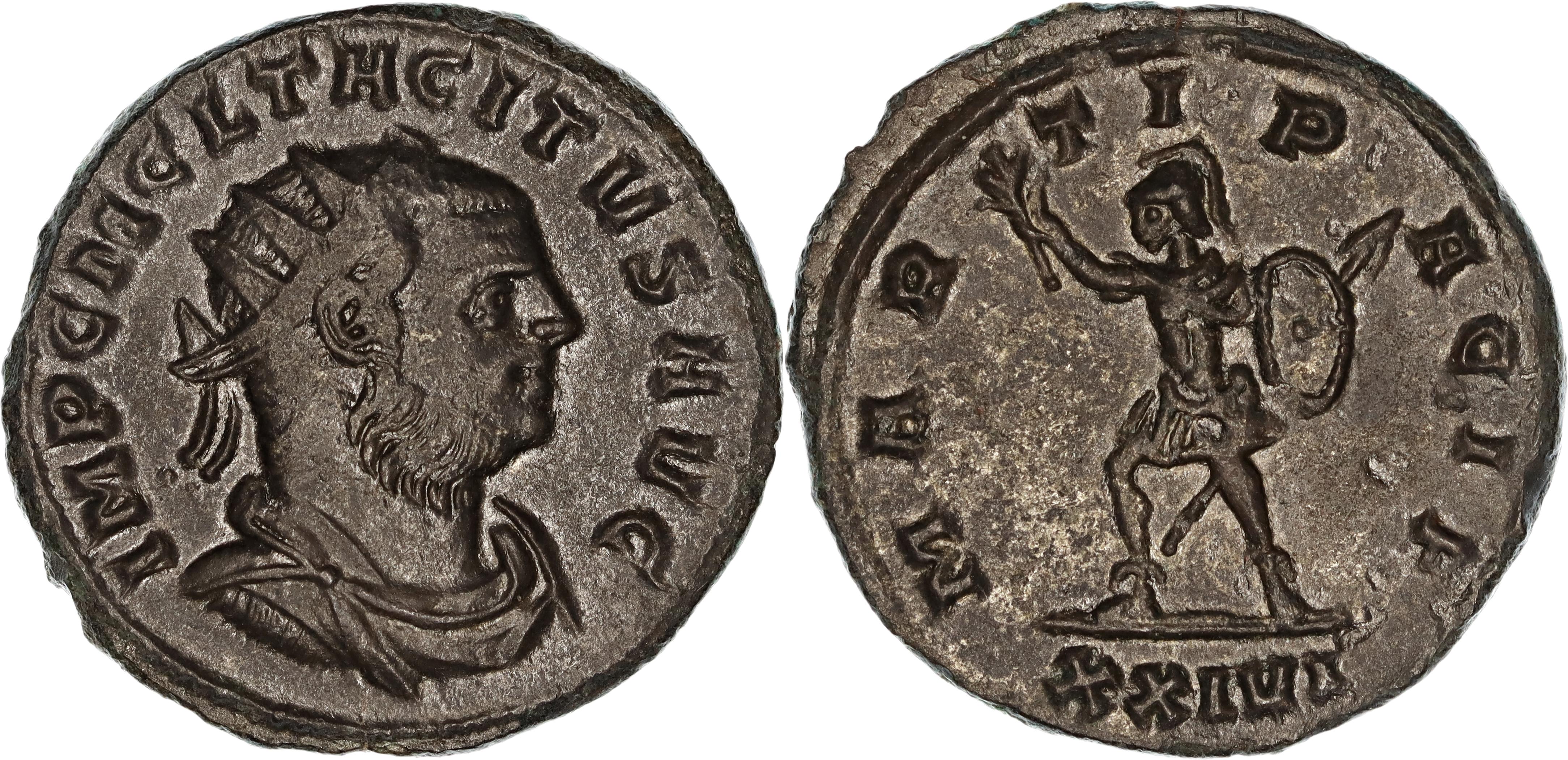 Roman Empire, Tacitus, Æ Antoninianus, 275-276 AD, nVF-VF