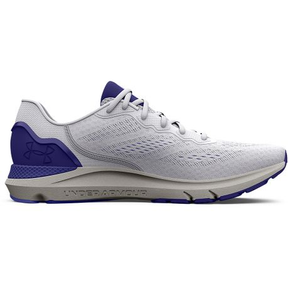 Under Armour Women s Hovr Mega 3 Clone Running Shoes White/White/Metallic Silver Women UK 4 | USED
