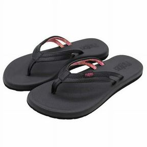 10 FLOJOS LADIES SIZE 10 FLIP FLOPS SANDALS THONGS BLACK