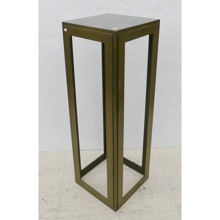 Modern Harry Lunstead Style Bronze Pedestal- 36x12x12''