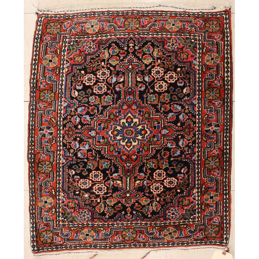 Semi Antique Persian Oriental Rug Mat
