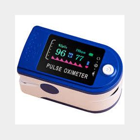 R8 - Oximeter Fingertip Pulse Oxygen Sensor With Multi-coloured LED Screen - Oxymeter with LED Screen- 51743/6096 SN B1 (S4)