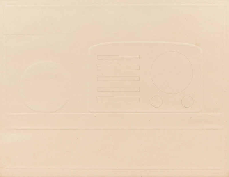 Tom Wesselmann 
(American, 1931-2004)
Still Life with Radio from the New York Ten portfolio, 1965
