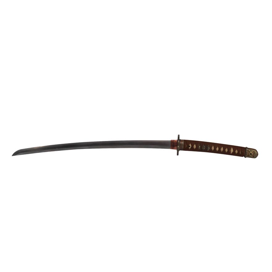 Japanese Antique Samurai Sword  Wakizashi in Army Mounts