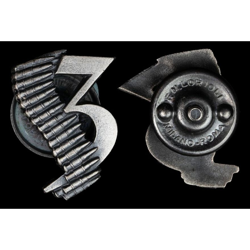 Polish 3rd Machine Gun Battalion Beret Badge, screw back reverse ...