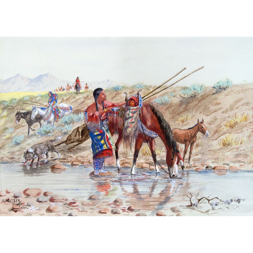 On the Move by O.C. Seltzer (1877-1957)