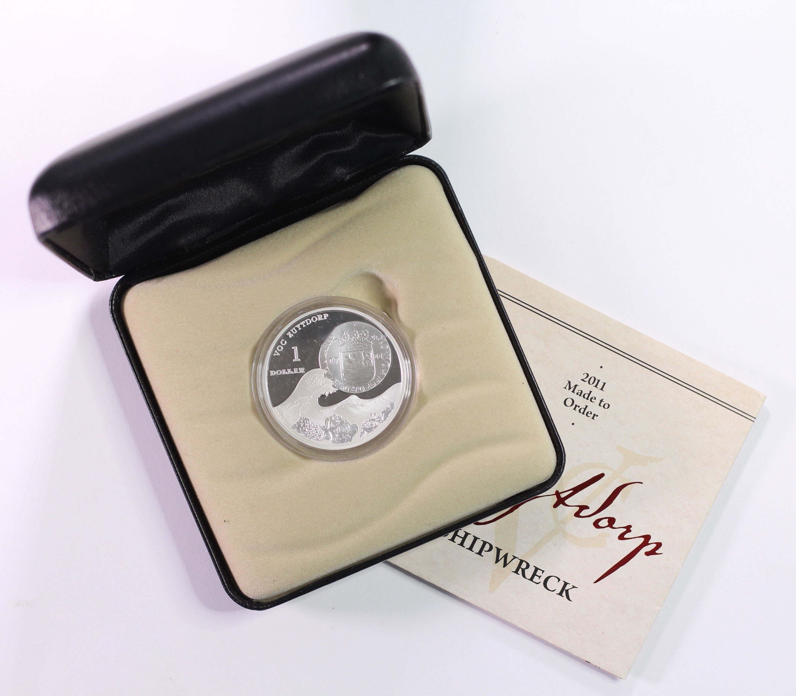 2011 RAM Fine Silver $1 Zuytdorp Shipwreck One Dollar Coin & Box