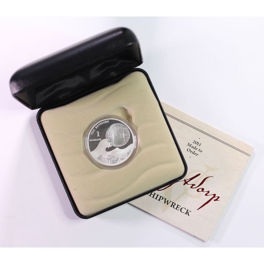 2011 RAM Fine Silver $1 Zuytdorp Shipwreck One Dollar Coin & Box