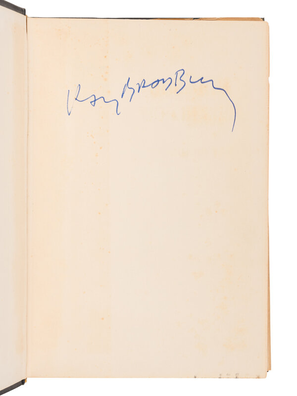 BRADBURY, Ray. A Medicine for Melancholy. FIRST EDITION. SIGNED. 