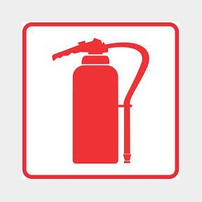 Fire Extinguisher Sign - Photoluminescent 19cm x 19cm -51727/655 Bar 9901043867166 B3 (S5)