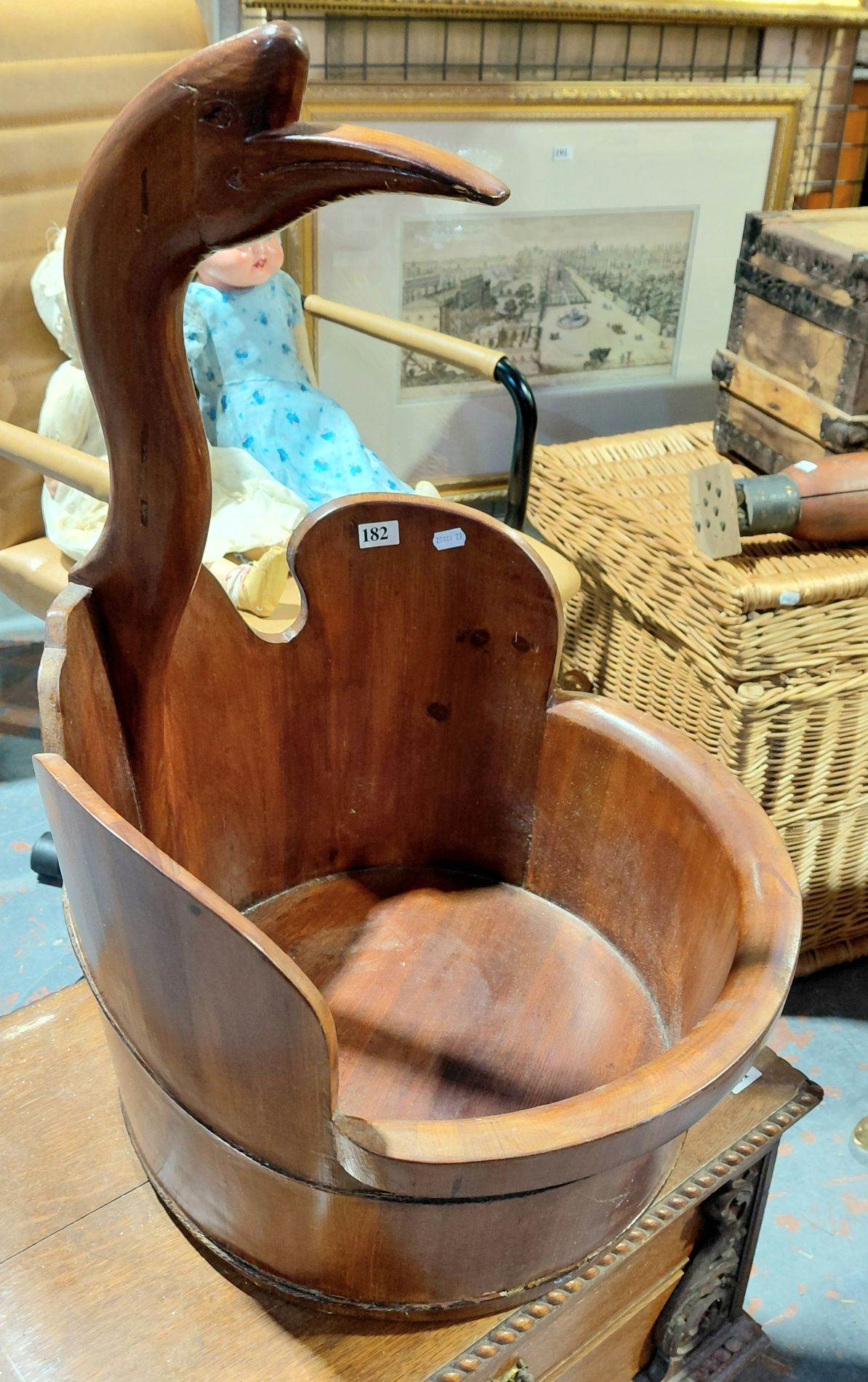 182 · KOREAN ANTIQUE RICE BUCKET