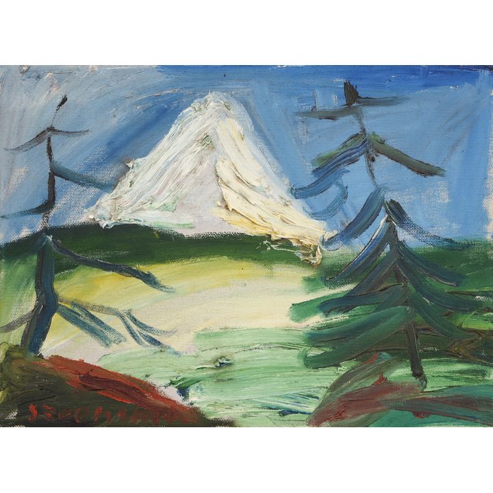 Jay Steensma ''Mt. Hood'' 1992 Oil