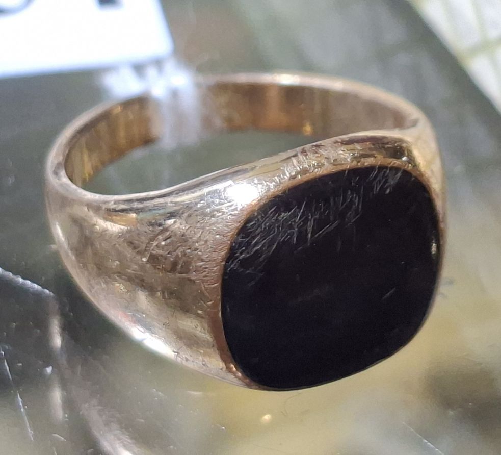 ROLLED GOLD GNTLEMANS RING