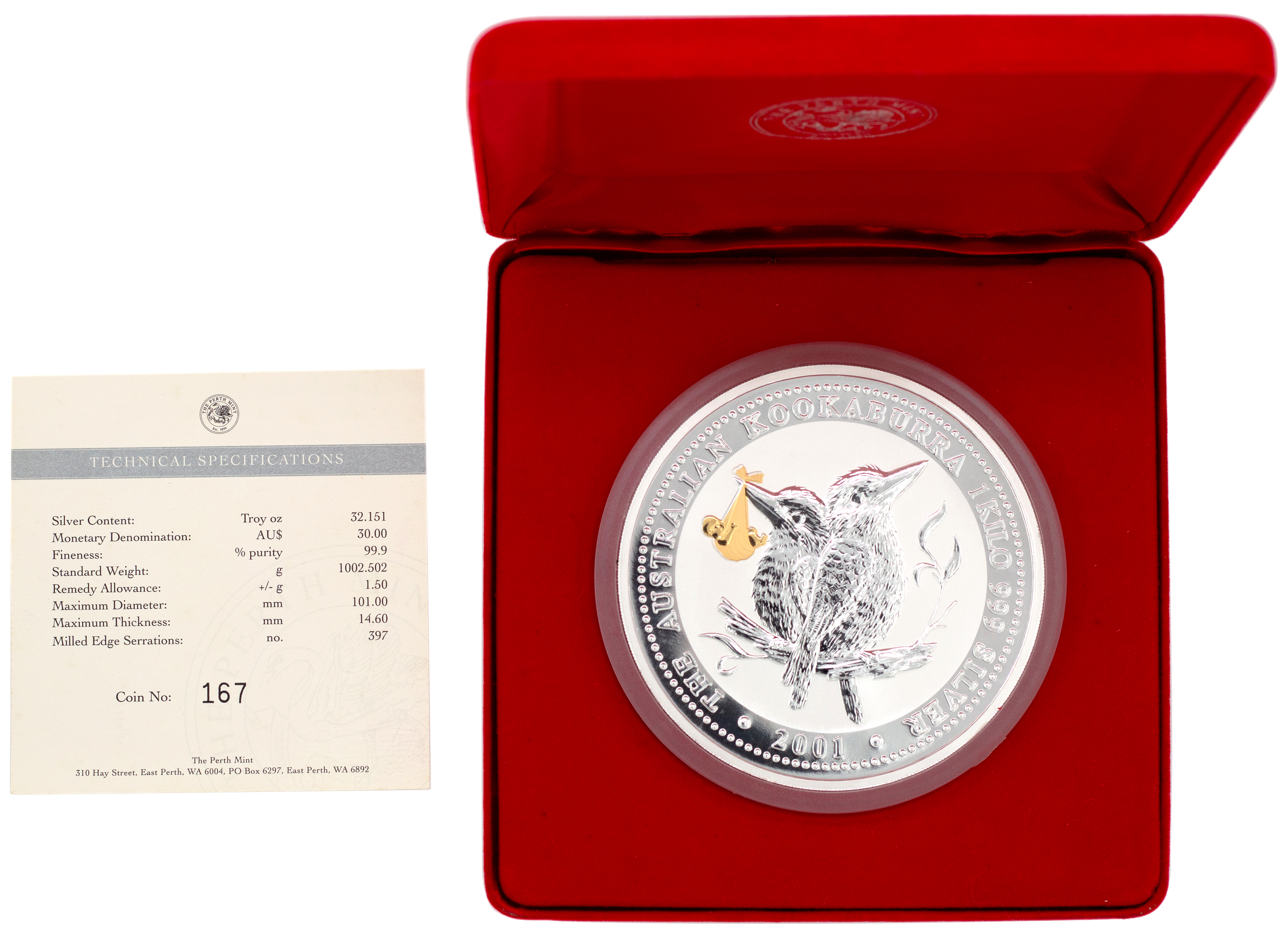 Elizabeth II, Kookaburra, 2001, FDC