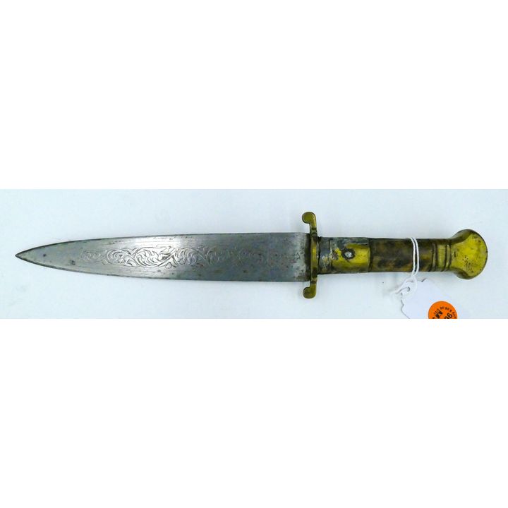 Antique Brass Sheath Dagger 12''