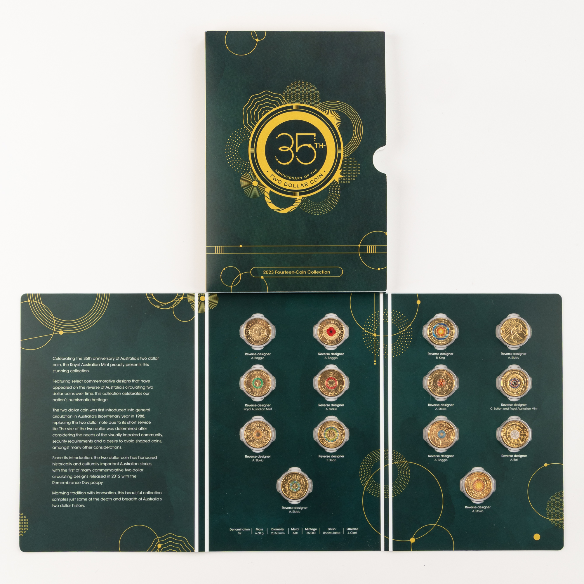 Elizabeth II, 35th Anniversary of the Two Dollar Coin, Two Dollars, 2023, CHU