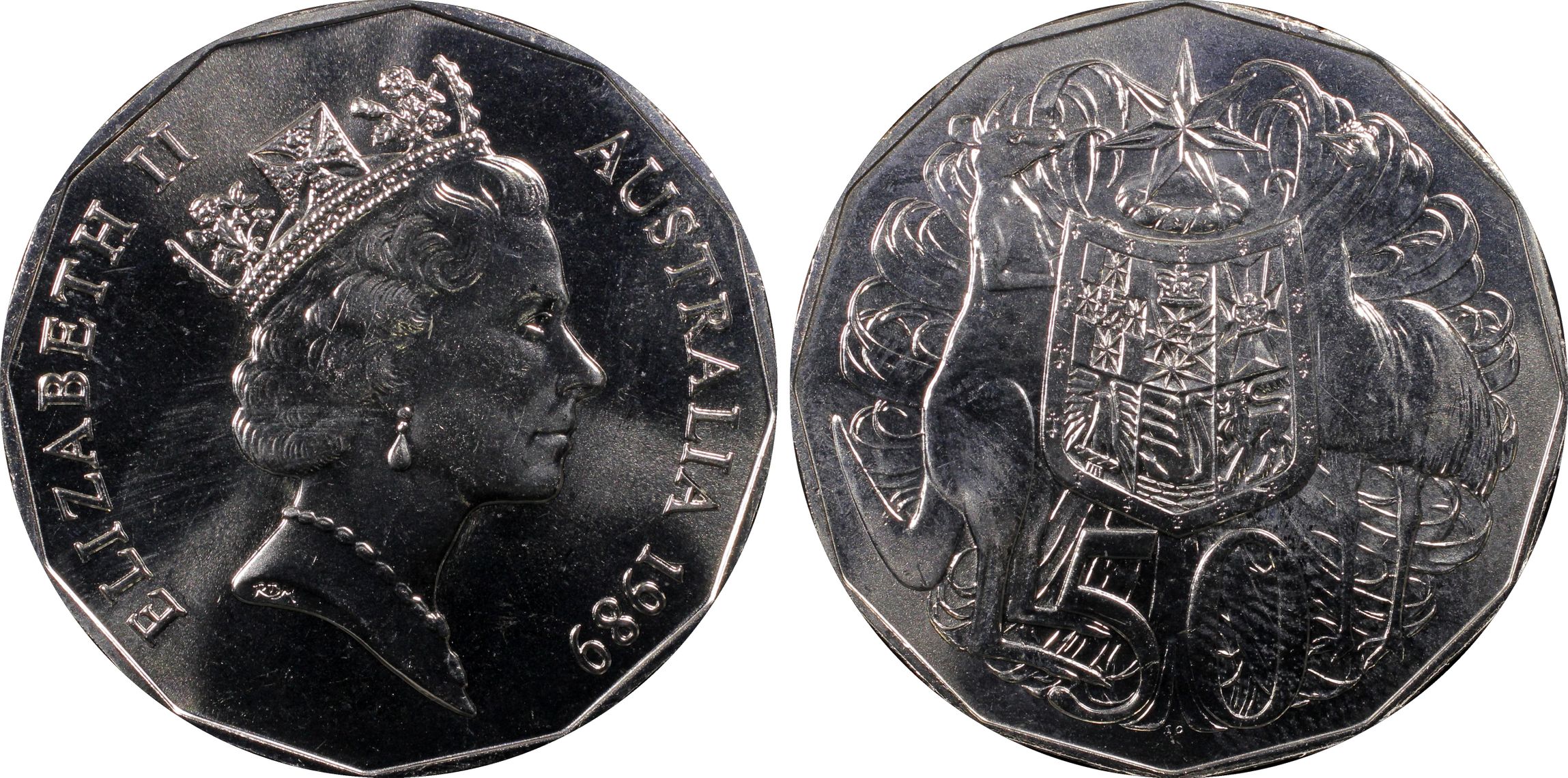 , Fifty Cent, 1989, PCGS MS66