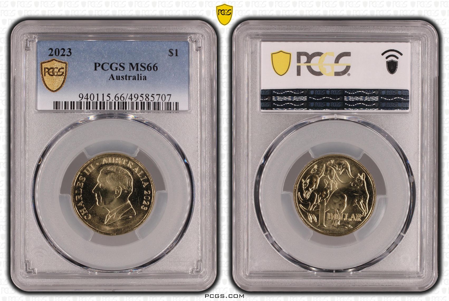 289 · One Dollar, 2023,  MS66
