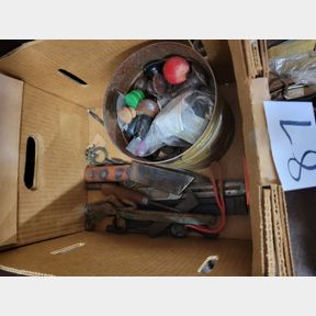 Large Assortment of Keys, Locks, Door Pulls and Various Old Tools