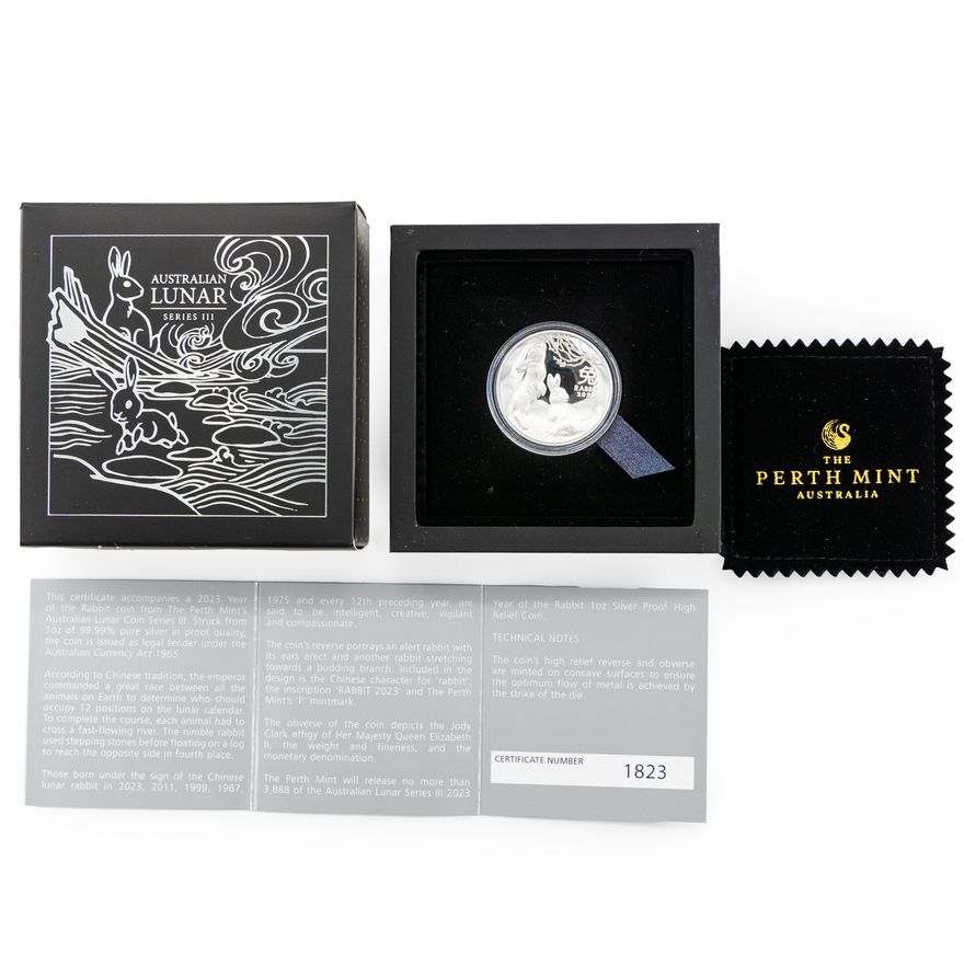 Elizabeth II, The Perth Mint, One Dollar, 2023,  FDC