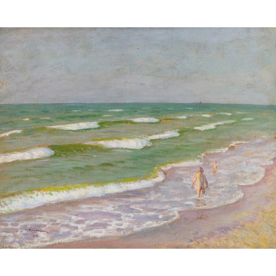 Kąpiący się, 1912 r.